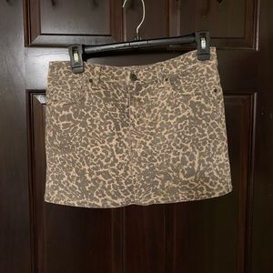 Cheetah skirt